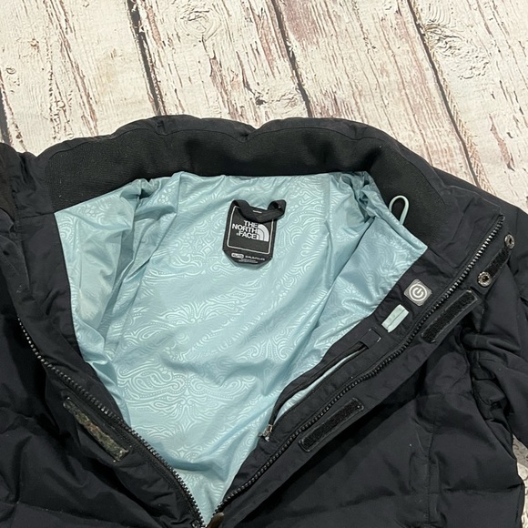 Girls The North Face Black 500 Goose Down Ski Skiing Winter Jacket - Picture 4 of 10